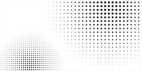 Dot pattern seamless background. Polka dot pattern template Monochrome dotted texture modern seamless. eps 10 © Bua