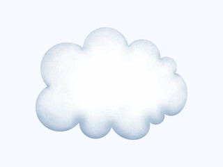 Watercolor Cloud Clipart - Dreamy Skies for Your Designs	
