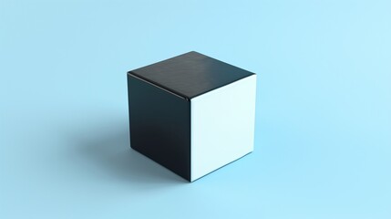 Black and white wooden block toys kids for education play game at home