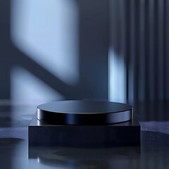 Beautiful Of 3d Realistic Of Empty podium mockup stage realistic for Product Showcase