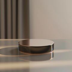 Beautiful Of 3d Realistic Of Empty podium mockup stage realistic for Product Showcase