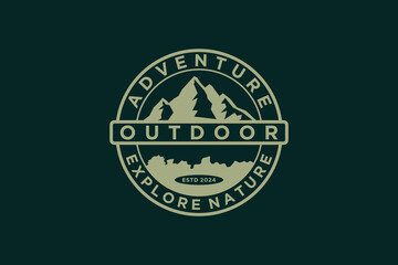 adventure logo design with modern concept
