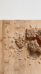 Freshly baked healthy biscuits with sesame.