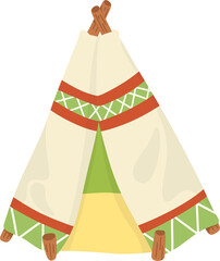 illustration tipi tent © Je