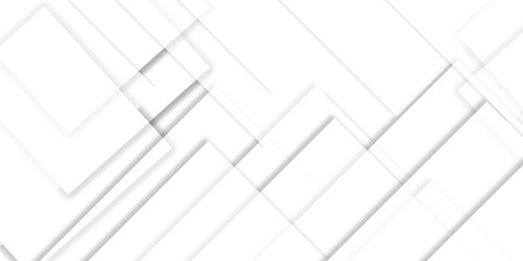 Abstract white and grey geometric overlapping square pattern background with shadow. paper texture design Abstract white background can use for design, background concept, vector illustration.
