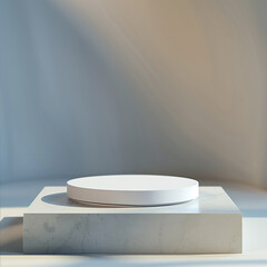 Beautiful Of 3d Realistic Of Empty podium mockup stage realistic for Product Showcase
