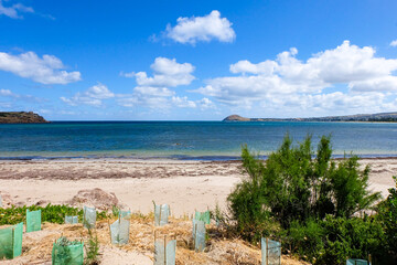 Victor harbour harbor, jetty, Granite Island, South Australia, Adelaide 