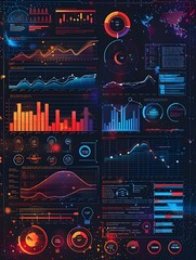 Obraz premium Comprehensive Digital Transformation Program for Small Businesses Featuring Robust Data Analytics and Visualization Tools