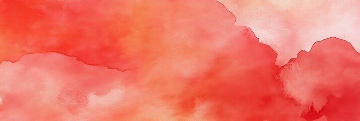 Obraz premium Abstract Watercolor Background with Red and Orange Hues