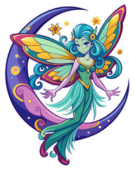 fairy vector colorful t-shirt design,fairy transparent background printable svg design