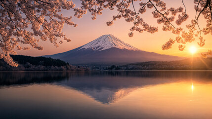 Golden Dawn Over Fuji / 「富士山の黄金の夜明け」