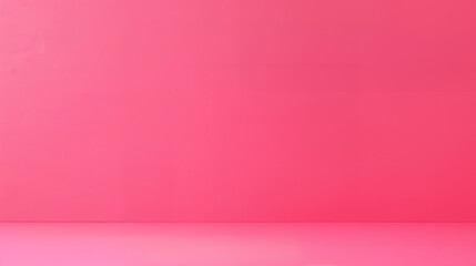 Fototapeta premium Minimalistic background with smooth pink gradient. Perfect for design, text, or product display with a vibrant and clean aesthetic.
