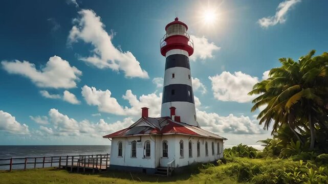 Georgetown Lighthouse Guyana sunny day