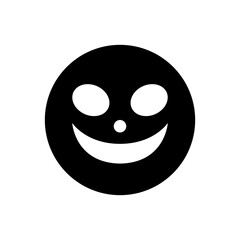 Halloween face icon vector. Scary face illustration sign. Funny Face symbol. Pumpkin face logo.