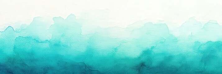 Abstract Watercolor Background with Blue and White Colors