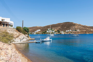 Grikos Bay view in Patmos Island