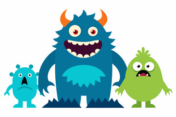 Monster Mash set art vector