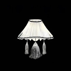 lamp on black background, lamp on a table, table lamp, home decoration lamp, modern design luxury table lamp.