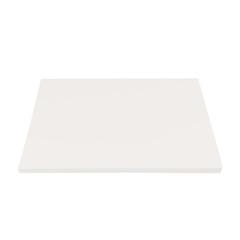 white paper document stack isolated