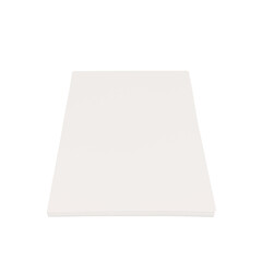 white paper document stack isolated