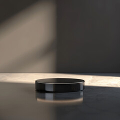 Beautiful Of 3d Realistic Of Empty podium mockup stage realistic for Product Showcase