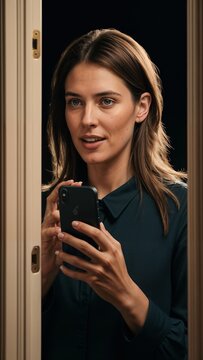 girl talking on her phone
