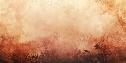 Abstract Brown and Orange Watercolor Background