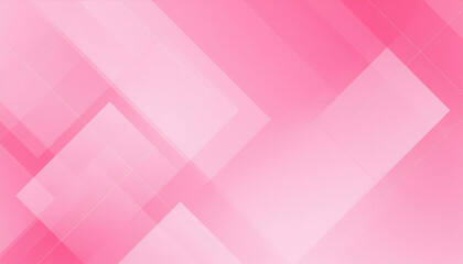 Abstract Pink Background With Geometric Shapes Blending Light and Dark Shades