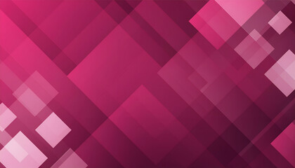 Abstract Geometric Shapes Overlapping in Shades of Pink in Modern Artistic Composition