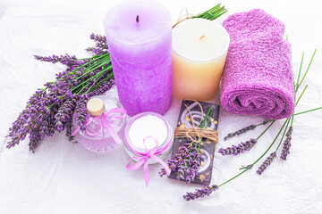 Lavender aromatherapy home spa relaxation health