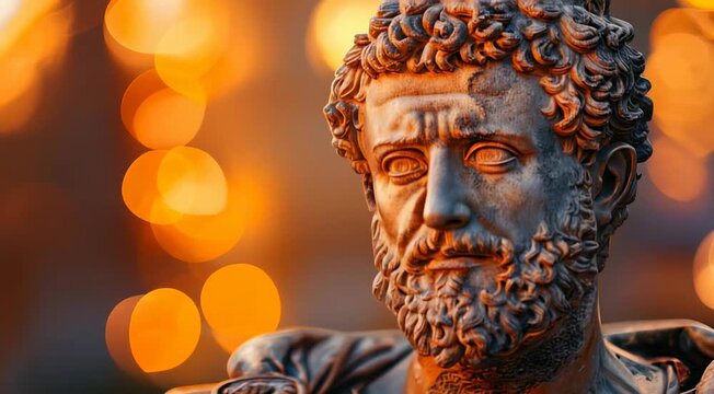 Aristotle a great philosopher statue