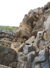 rock isolated on white background.