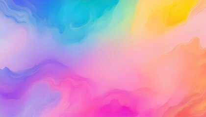 Vibrant Abstract Colorful Swirls in Soft Pastel Shades Captured During Daylight Hours