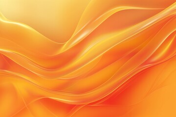 Abstract orange background with waves and lines
