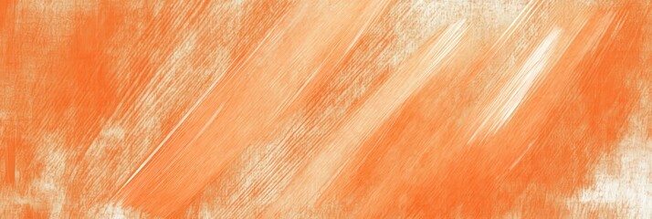 Obraz premium Abstract Orange and White Brushstrokes