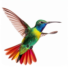 oiseau, animal, colibri, nature, faune, bec, sirop, vert, coloré, bleu, branchages, empennage, tropical, sauvage, rouge, ailes, arbre, beau, oiseau, couleur, isolé, aviaire