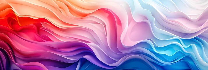 Obraz premium Abstract background with colorful waves and curves. Abstract art design element for banner, poster or cover in a modern style. Vector illustration. Abstract, colorful, highly detailed illustrations.