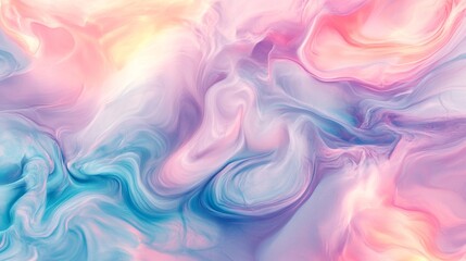 Abstract Swirling Pastel Background with Soft Hues