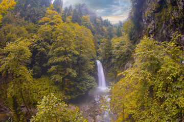 Palovit Waterfall in Camlihemsin Rize Turkey