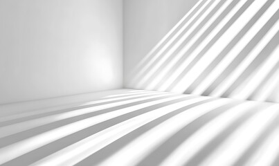 Empty Space Awaits: Abstract Background Mockup with Shadow Effect