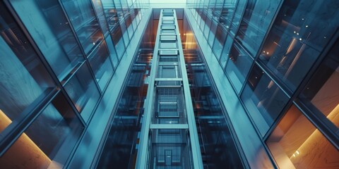 Modern Architecture: Glass and Steel in an Urban Setting