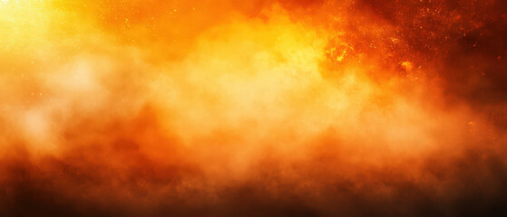 Obraz premium A blurry orange and yellow background with smoke and fire