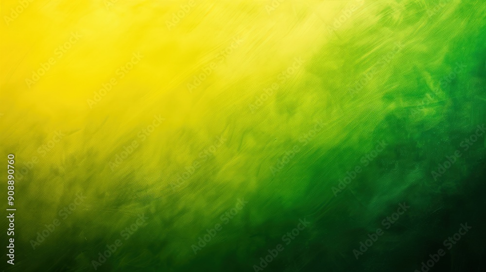 Poster a vibrant gradient transitions smoothly from rich green to bright yellow, creating a dynamic visual 