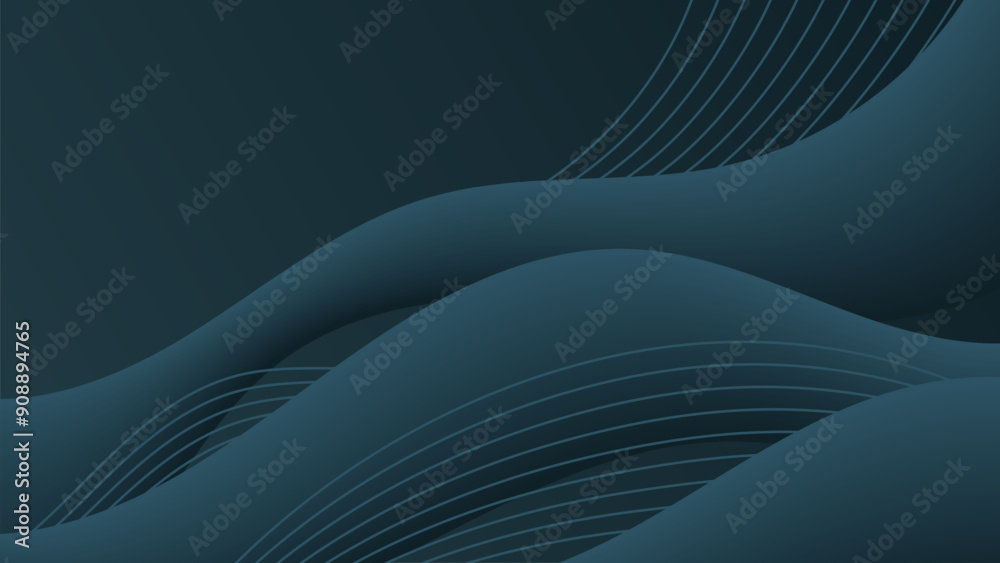 Sticker Dark Blue color abstract background. Modern design template for web cover