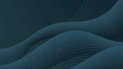 Dark Blue color abstract background. Modern design template for web cover