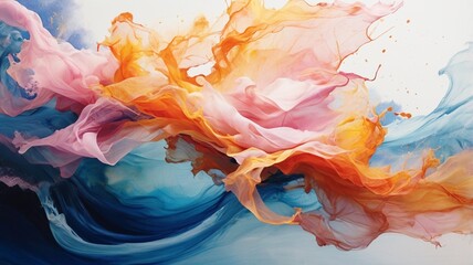 abstract background with waves