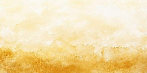 Obraz premium Abstract Watercolor Painting with Yellow and White Tones