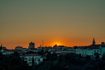 Por do Sol Santarém Portugal