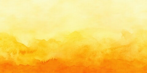Abstract Watercolor Landscape in Warm Colors