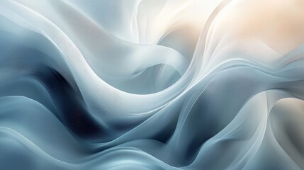 Fototapeta premium Abstract Wavy Texture in Shades of Blue and White